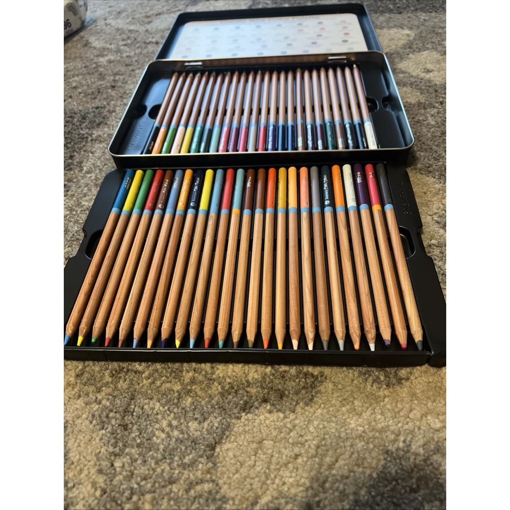 Journey Color Burst Pencils, 48 color Burst Pencils Preowned W/ Case - Picture 4 of 15